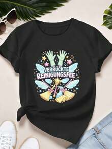 Women T-Shirts - Black - View 2