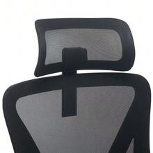 Ergonomic Mesh Office Chair With Adjustable Lumbar Support And Headrest – High-Back Executive Desk Chair For Home/Office - 黑色 - 查看 11