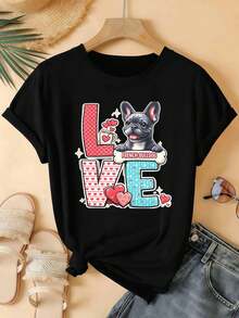 Women T-Shirts - Black - View 2