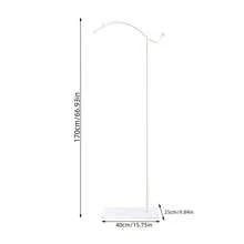 简约奶油色独立式衣架，卧室衣架，节省空间，玄关家居衣物收纳架，外套架 - 彩色 - 查看 14