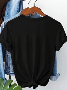 Women T-Shirts - Black - View 4