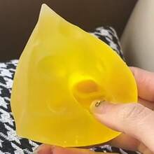 金色精致蜂蜜芝士软萌捏捏乐，超级解压蜂蜜芝士手指捏捏乐玩具，手工硅胶慢回弹捏捏乐玩具，青少年解压礼物，解压玩具（混装） - 彩色 - 查看 9
