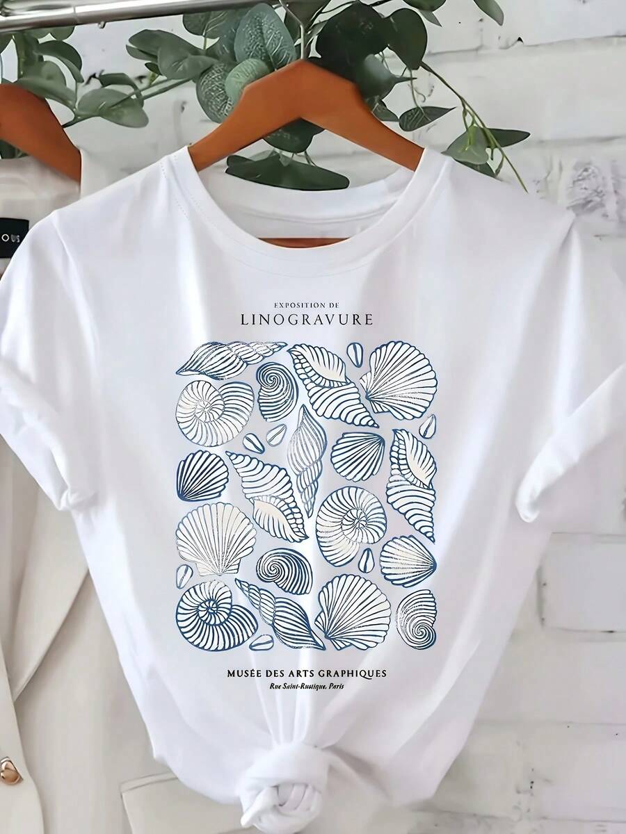 Women T-Shirts - [White] - View 1