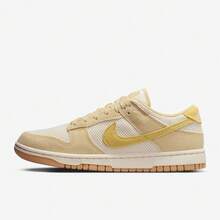 Nike Giày thể thao nữ Dunk Low Next Nature thoáng khí, kiểu dáng retro, phần thân trên bằng vải lưới, đa năng cho việc đi lại hàng ngày. - Cà phê sữa yến mạch - Xem 2