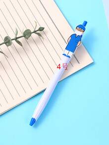 Caneta Esferográfica Fofa de Desenho Animado de Médico e Enfermeira, Papelaria Criativa com Clipe de Padrão de Médico e Enfermeira, Caneta Esferográfica de Plástico com Botão de Pressão e Personagem de Desenho Animado, Presente do Dia da Enfermeira e Dia do Médico, Caneta Esferográfica Criativa com Clipe para Médico Homem e Enfermeira Mulher, Caneta Promocional com Tinta a Óleo, Presente para Médicos e Enfermeiras - A - Visão 15