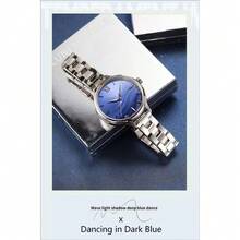 Đồng hồ nữ Casio SHEEN, mặt kính sapphire, mặt số màu xanh gradient, quà tặng ngày Valentine cho bạn gái, đồng hồ đeo tay thạch anh cao cấp. - Một cỡ - Xem 11