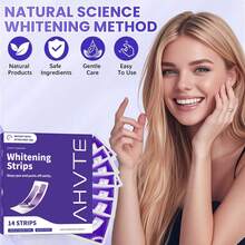 14pcs Teeth Whitening Strips, Suitable For Sensitive Gums, Whitens Teeth, Purple Whitening Strips, Removes Yellow Stains, Effectively Improves Tooth Shade, Brightens Smile - 打條 - 查看 3