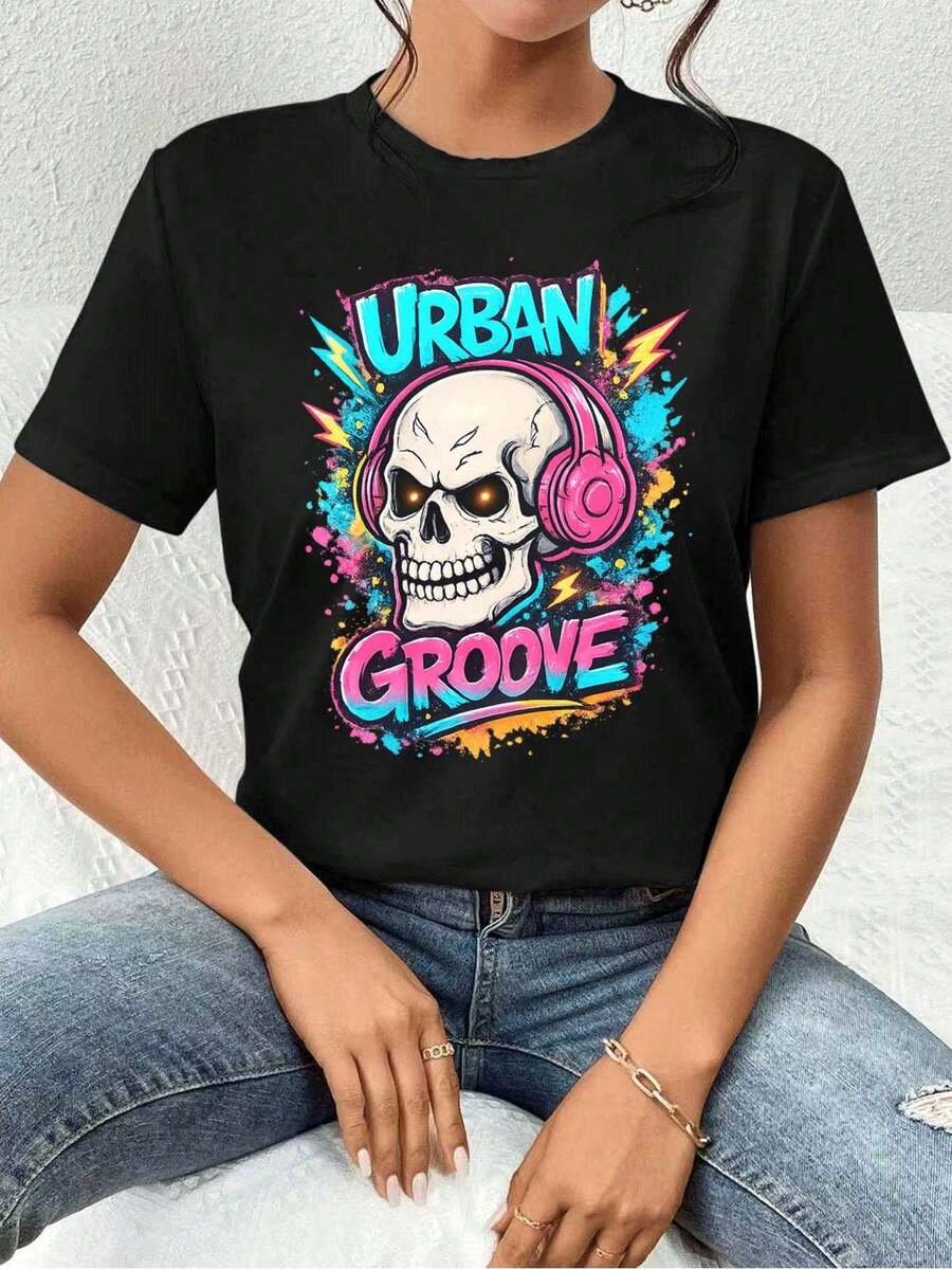 Women T-Shirts - Black - View 1
