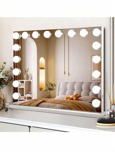 Đèn gương trang điểm gắn trên tủ, bàn trang điểm và gương trang điểm, sử dụng nguồn USB, đế hợp kim nhôm, màu trơn và 3 chế độ chiếu sáng, bóng đèn LED, thích hợp cho tủ phòng tắm, bàn trang điểm và gương trang điểm, cung cấp ánh sáng trang điểm hoàn hảo cho gia đình và salon.