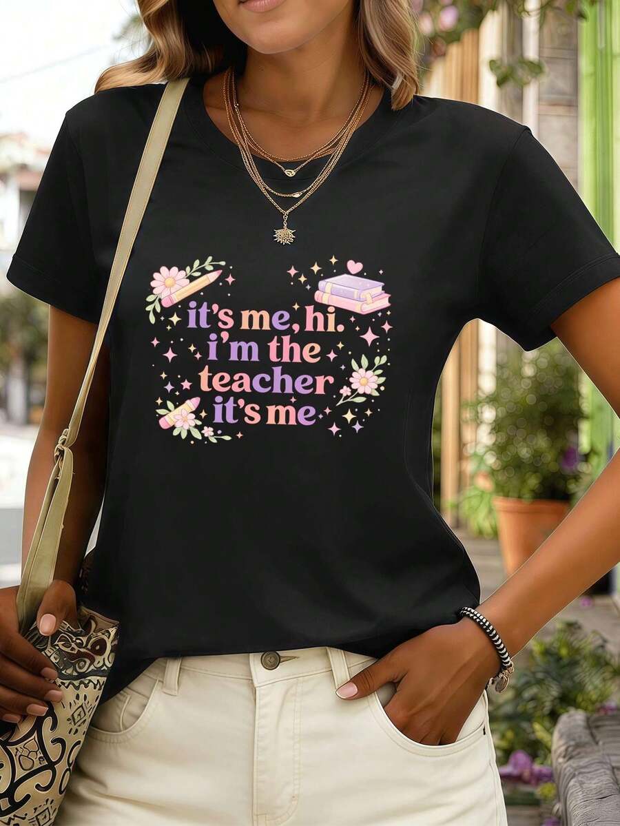 Women T-Shirts - Black - View 1