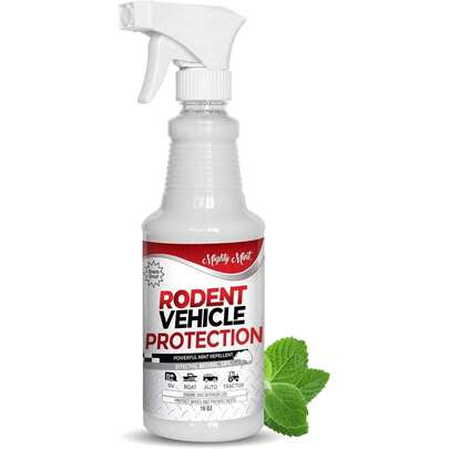 Mighty Mint Rodent Repellent Spray – Peppermint Oil Mouse & Rat Control 16oz -UK