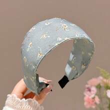 1/4 chiếc băng đô hoa kiểu Hàn Quốc, băng đô cài tóc ngọt ngào, thanh lịch kiểu đồng quê, phụ kiện tóc bản rộng, thích hợp cho mùa xuân/hè, lễ hội, tiệc tùng. - Nhiều màu - Xem 12
