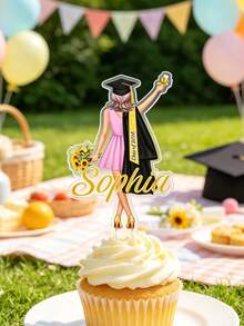 2026 Personalized Graduation Cake Topper, Customized Graduation Cake Decoration, 2026 Graduate, Graduation Decor, Graduation Souvenir. 2026 Personalized Graduation Gift, Customized Graduation Cake Decoration, 2026 Graduate Women Cake Topper, Graduation Party Favor Decor - Multicolor - View 10