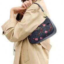 Coach Teri Printed Women's Single Shoulder Crossbody Handbag CY694IMDEI - 藍色CY694IMDEI - 查看 3