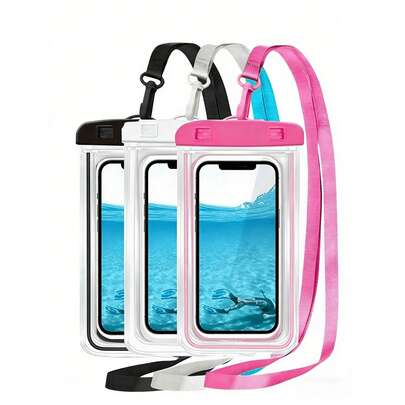 1/3pcs Waterproof Bag, Universal Waterproof Phone Pouch, Waterproof Phone Case, Underwater Waterproof Phone Bag, Beach Waterproof Phone Dry Bag