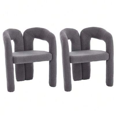 Premium Ergonomic Armchair With Exclusive Teddy Fleece. Unique Design, Thoughtful Back Support, And Versatile For Living Room/Home Office. Maximum Comfort.