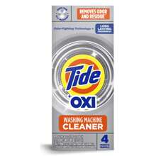 Tide Washing Machine Cleaner With Oxi Powder 4 Count Odor Eliminator Residue Remover Deep Cleaning Tablets - Machine Cleaner - View 2