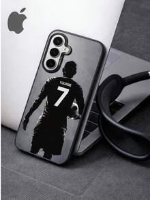 1个时尚足球图案手机壳，防刮防摔，兼容三星S26 Ultra/S26/S24/S25，防水，时尚，适合送礼或自用 - 彩色 - 查看 2