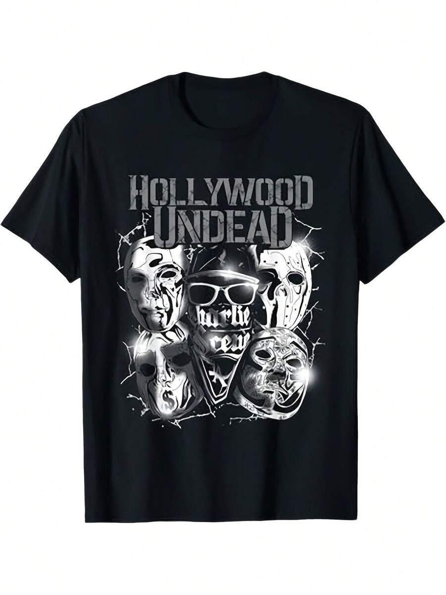 Official Merchandise - Metal Masks T-Shirt S-3XL 230g