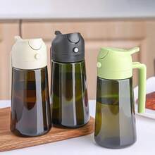 Bộ 6 chai xịt dầu bằng thủy tinh chống chói mới, chai đựng dầu ăn 2 trong 1, dung tích 470ml. - Xem 4