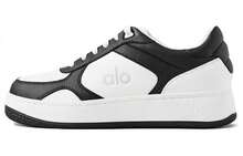 Alo Yoga Recovery Mode Slip Resistant Abrasion Resistant Low Top Skateboard Shoes Unisex Black White Black And White - 黑與白 - 查看 1