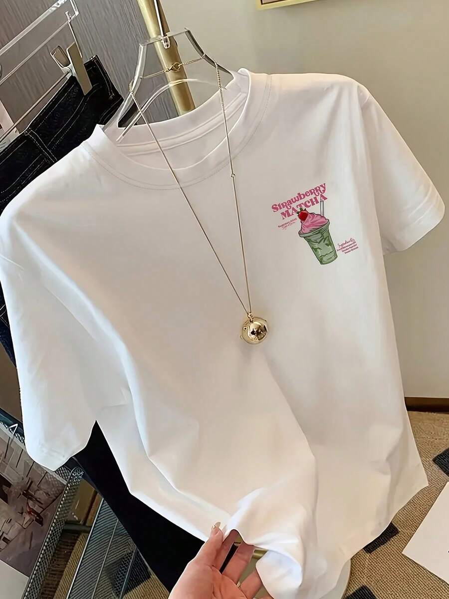 Women T-Shirts - [White] - View 1