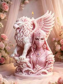 3D Mythical Winged Goddess Silicone Candle Mold, DIY Craft Sculpture Mold, Home Decor And Gift - A - View 9