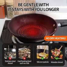 Cast Iron Uncoated Frying Pan, Suitable For Induction Cooktop, Universal Lightweight Smokeless Frying Pan For Searing Steak, Pancakes, Breakfast Cooking On Gas Stove And Flat Cooktop - View 5