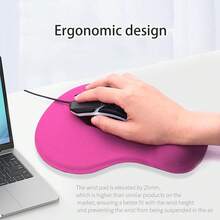 1 miếng lót chuột silicon mềm chống trượt, thích hợp cho văn phòng. - Xem 5