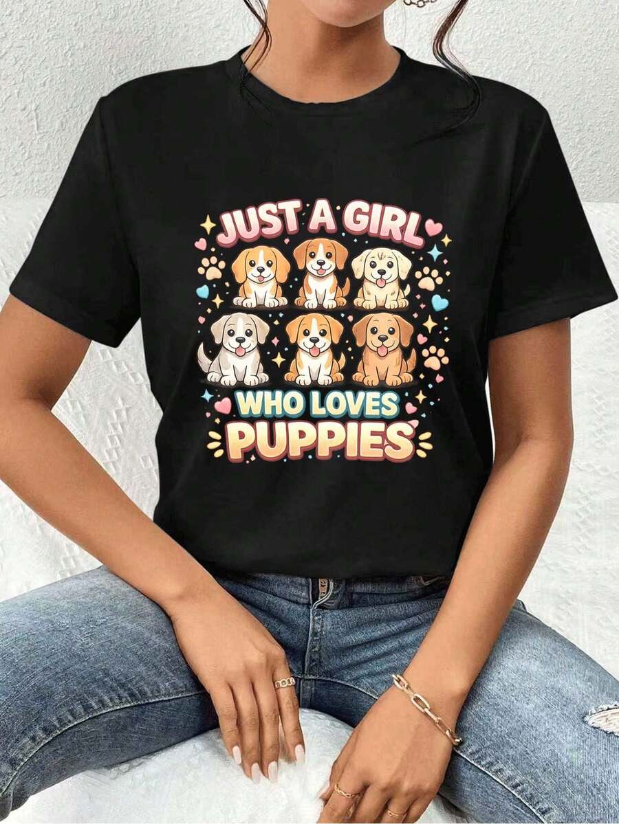 Women T-Shirts - Black - View 1
