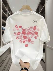 Women T-Shirts - [White] - View 2