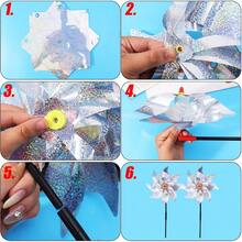10 chiếc chong chóng phản quang đuổi chim, dụng cụ xua đuổi chim bằng tia laser cho sân vườn, dụng cụ đuổi côn trùng gây hại ngoài trời. - Nhiều màu - Xem 8