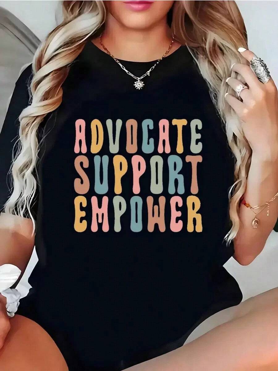 Women T-Shirts - Black - View 1