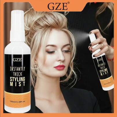 Xịt tạo kiểu tóc GZE Instant Volume Boosting Styling Spray - Xịt tạo độ phồng nhẹ cho tóc mỏng, yếu - Tăng độ dày và bồng bềnh mà không làm cứng tóc.