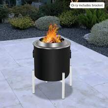 Quiltern Adjustable Fire Pit Stand 201 Stainless Steel Outdoor Stove Holder With Anti Slip Pads Portable Camping Cooking Support Rack - View 5