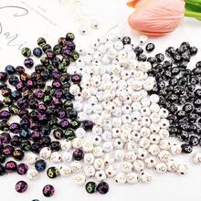 100 hạt acrylic hình chữ thập 8mm, thích hợp để tự làm vòng tay, vòng cổ và các sản phẩm thủ công khác. - Nhiều màu - Xem 2