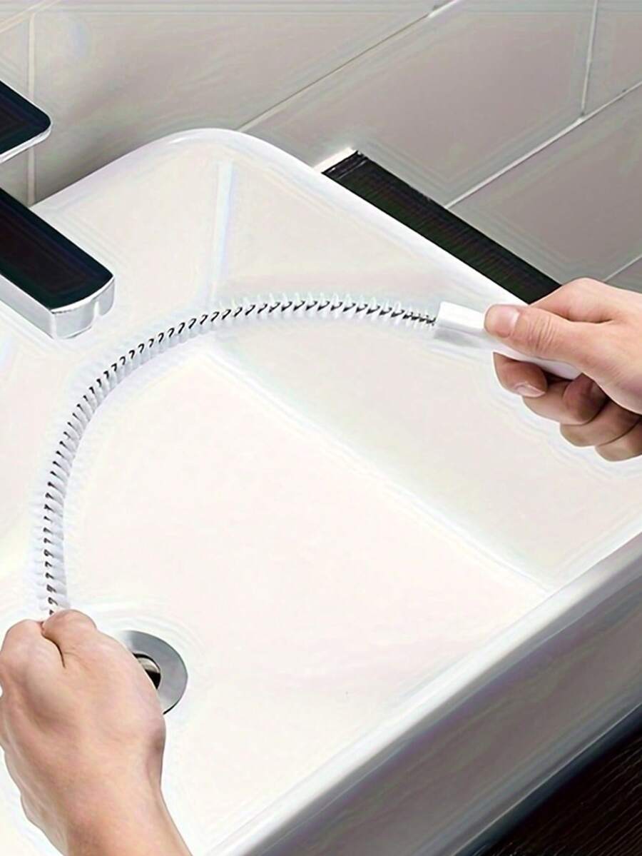 排水管清洁工具、淋浴房毛发收集工具、水槽清洁刷、管道堵塞清洁工具、清洁用品、管道清洁工具、清洁刷。