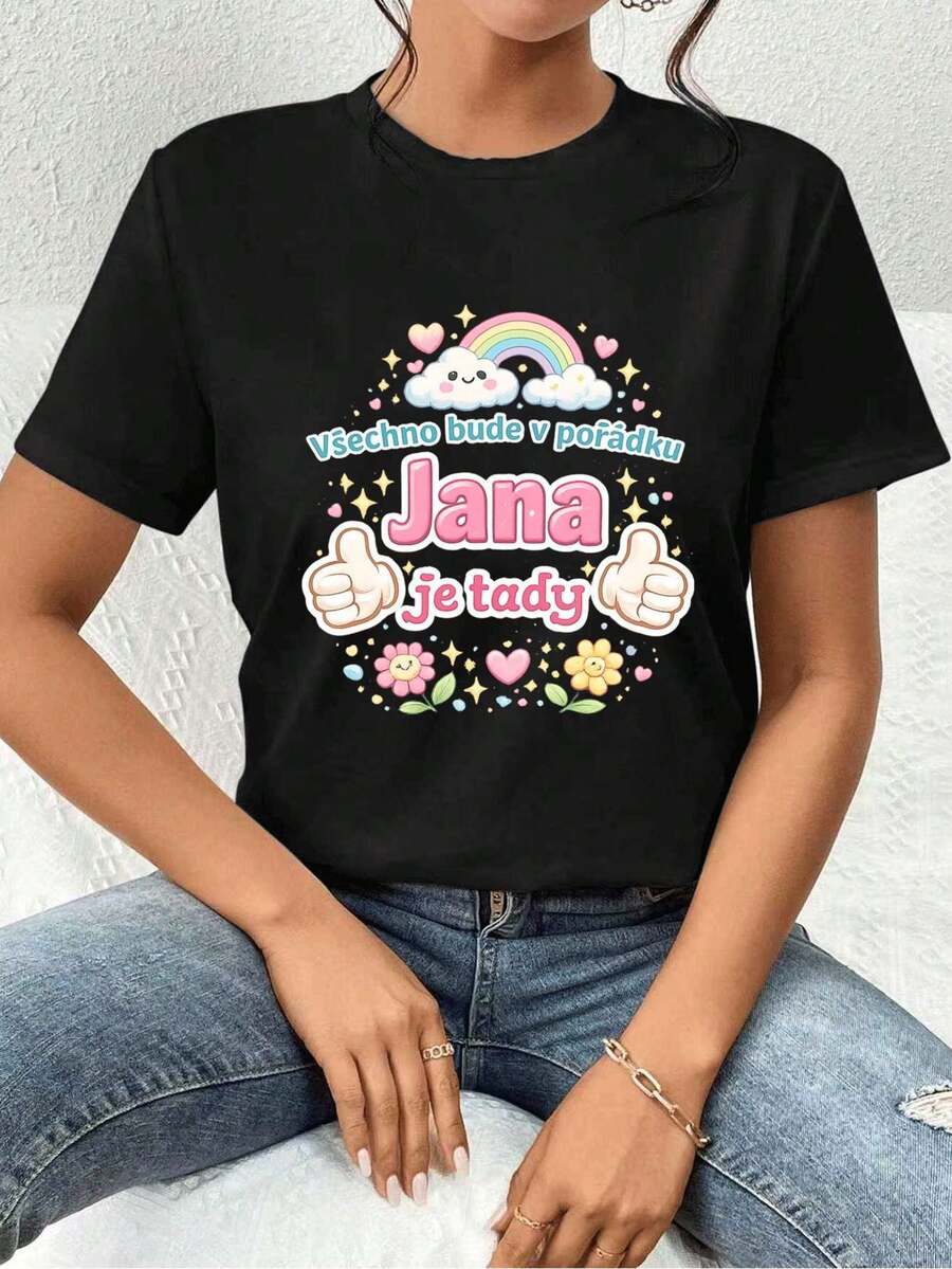Women T-Shirts - Black - View 1