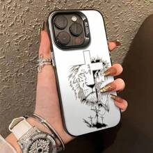 Capa de Celular Cristã Leão de Judá Estética de Fé e Poder para Phone 17 16 15 14 13 12 11 X XR XS Pro S25 S24 S23 S22 S21 S20 A01 A02 A03 A04 A05 A06 A07 A10 A11 A12 A13 A14 A15 A16 A17 A20 A21 A22 A23 A24 A25 A30 A31 A32 A33 A34 A35 A36 A50 A51 A52 A53 A54 A55 A56 A71 A72 A73 de Moda Religiosa - Multicolorido 1 - Visão 3