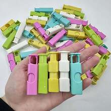 Bread Clips, Bagel Clips, Sealing Clips - Easy Squeeze Lock, Suitable For Sealing Various Bags, Household Kitchen Supplies - Multicolor - View 2