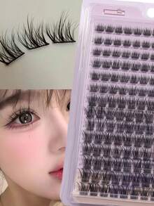 Búp bê lông chồn 5D với tóc xoăn nhiều lớp! Lông mi giả, kiểu tóc rối tự nhiên, độ bồng bềnh của tóc, lông mi mô phỏng. - Xem 1