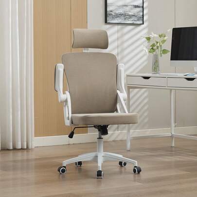 Ergonomic Mesh Office Chair With Adjustable Lumbar Support And Headrest – High-Back Executive Chair For Home Or Office