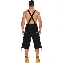 1 bộ quần áo truyền thống Lederhosen dành cho nam, thích hợp cho lễ hội Oktoberfest, biểu diễn sân khấu, Halloween và mùa xuân. - Nhiều màu - Xem 7