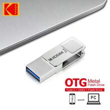 KODAK USB 3.2 Typ-C Flash-enhet 32 GB 64 GB 128 GB Mini Pendrive OTG Metall Flash-disk För Smartphone PC - Visa 14