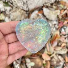 1个心形软萌麦芽糖挤压玩具，透明激光减压玩具（学生适用） - 彩色 - 查看 10