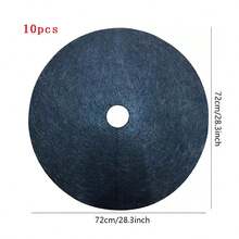 1pc Round Tree Protection Mat, Cover Fabric, Barrier, Indoor/Outdoor Garden Plant Cover, Brand New - Black - View 20