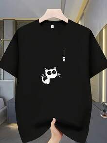 Men T-Shirts - Black - View 7