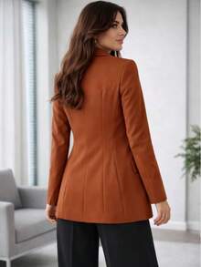 Women's Button-Down Blazer - Telha - View 2