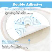 Pulsovital Bolsa de Ostomía Recortable 15-76mm, 30 Unidades, Bolsa de Drenaje para Colostomía/Ileostomía, Desechable, Confortable y Anti-Olor - Gris Claro - Ver 3