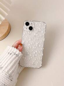 1 Piece Clear Phone Case With Cute Colorful Heart Pattern, Suitable For IPhone - 無色 - 查看 4